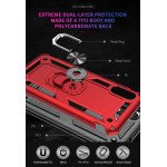 Wholesale Samsung Galaxy A10e Tech Armor Ring Grip Case with Metal Plate (Red)